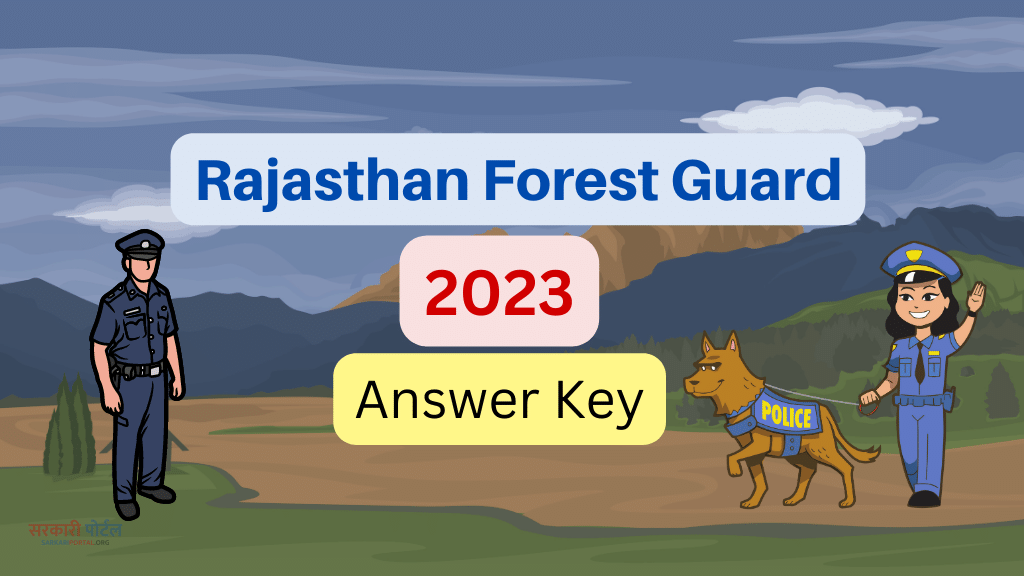 Rajasthan Forest Guard Answer Key 2023