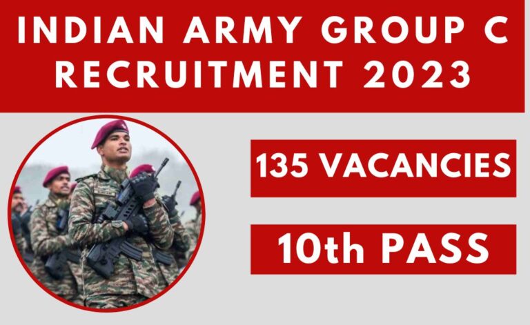 Indian Army Group C Recruitment 2023 – इंडियन आर्मी में ग्रुप सी के पदों पर निकली भर्ती, आवेदन शुरू