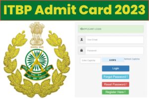 ITBP Admit Card