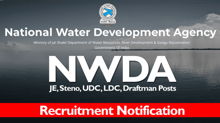 NWDA Recruitment 2023 Notification Out Apply Online For 40 Vacancies